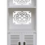 Bathroom Storage Cabinet Floor Standing Waterproof Organizer Rack Book Shelf White Robust Bathroom Furniture for Living Room Bedroom, Kitchen Hallway Silm Tall Cupboard Home Store-H80 xW30x D22cm (FREE POSTAGE) Image 2