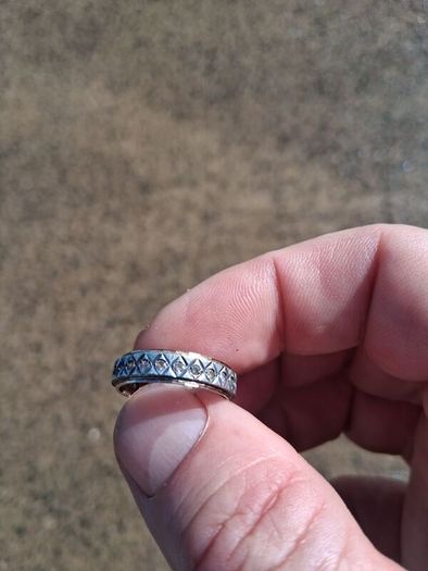 9k Gold 1970'S Full Eternity Ring(3 grams)