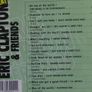 The Great Eric Clapton & Friends CD Image 2