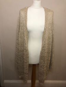 So fabulous gold sparkly cardigan (2XL)