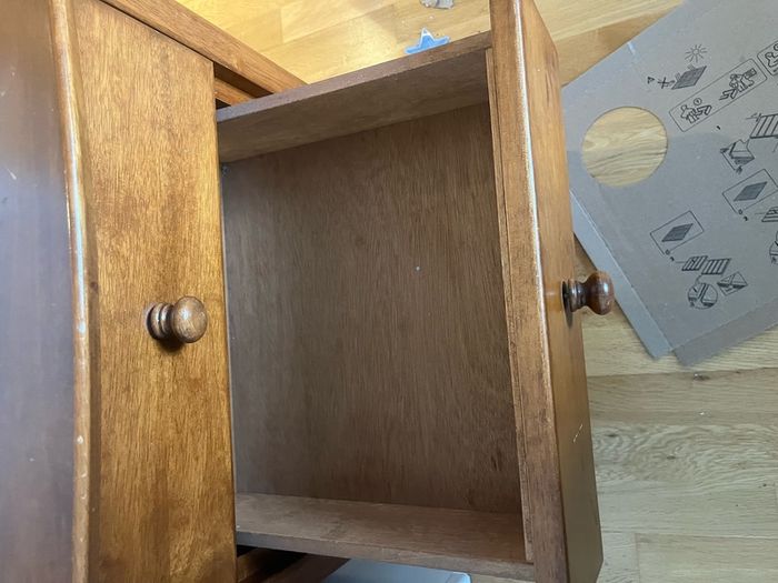 locker solid wood