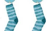 Sock drop earrings