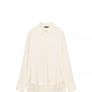 Zara satin shirt with lace cream size S Image 3