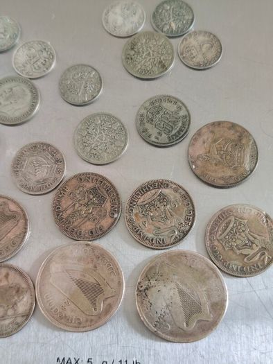 Irish and UK silver coin lot