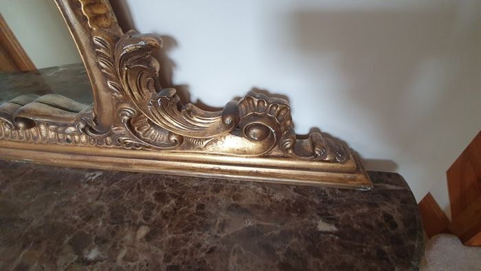 Hall Table with Matching Mirror