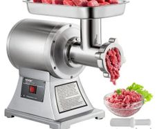 Electric Meat Mincer, 1100W 330LBS/H Capacity Meat Grinder Machine, Stainless Steel Meat Grinder Commercial Sausage Stuffer Maker for Home & Commercial Use