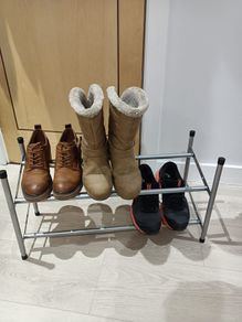 Extendable 2 Tier Shoe Rack