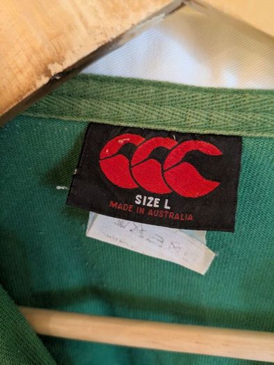 2002 Ireland Vintage Home Rugby Jersey (cotton version) XL Canterbury