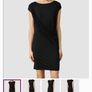 AllSaints Sabie black dress Rrp190e Image 7