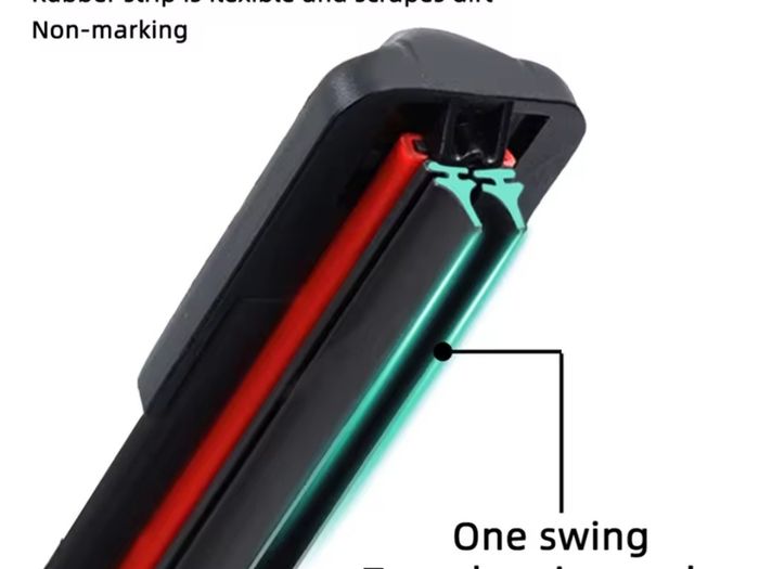 Double Rubber wiper blades for any hook style wipers