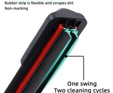 Double Rubber wiper blades for any hook style wipers
