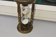 old brass  egg timer