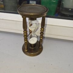 old brass  egg timer