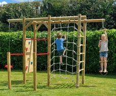 Milo Wooden Climbing Frame with Monkey Bars