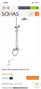Shower kit Sonas
