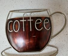 Large Cast Iron Coffee Sign - Only 30