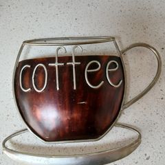 Large Cast Iron Coffee Sign - Only 30