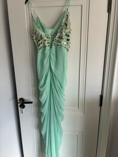 virgos lounge dress mint green
