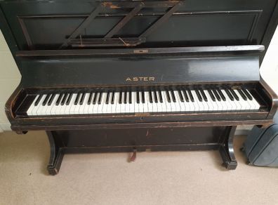 Antique Solid Wood Piano
