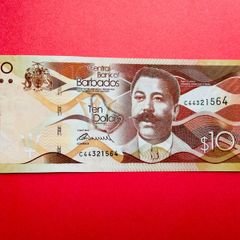 Barbados   10  DOLLARS .  2013. Pick  75a   . ( Uncirculated )