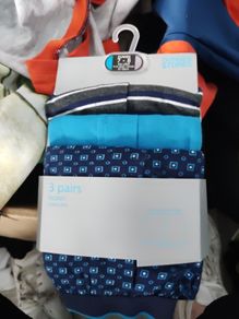 BNWT 3pk Kids Boxer Shorts age 7-8