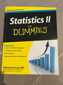 Statistics II. for Dummies Book