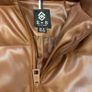 Padded Faux Leather Coat Image 4