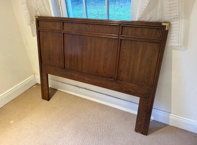 Wooden headboard