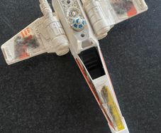 Vintage Star Wars 1978 X Wing Fighter USED INCOMPLETE