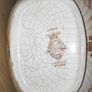 Crown Ducal Ware peach & cream colour teapot with flowers pattern Image 6
