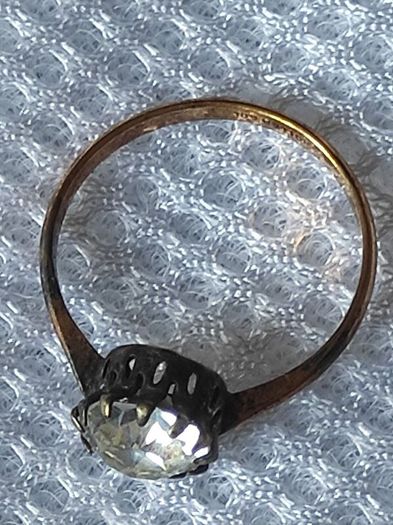 Vintage rolled gold ring