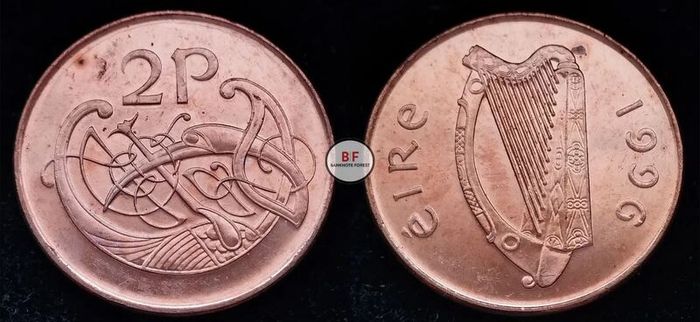 Ireland - 1996 - 2 Pence - Irish 2p - AU - KM.21a - [2277]