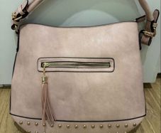 Ladies pink handbag