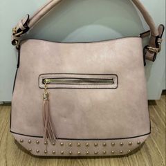 Ladies pink handbag