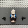 lego Star Wars sw0450 Clone Trooper Captain Rex, 501st Legion (Phase 2) -minifigure, Black Cloth Kama, Large Eyes Image 2