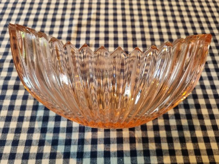 Art Deco style glass bowl