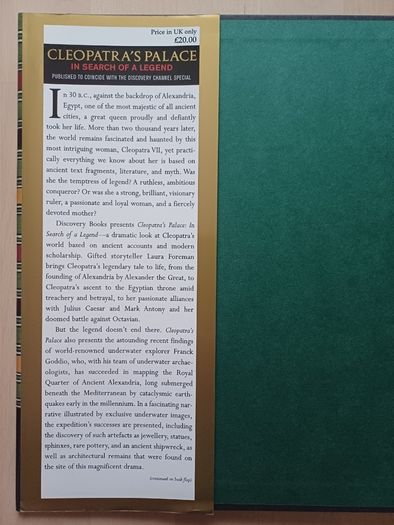 Cleopatra's Palace - In Search of a Legend (Egyptology Hardback 1999)