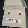 New Earrings Ted Baker gold color with sparkling  stones RRP 45 euro NEW & BOXED Image 3