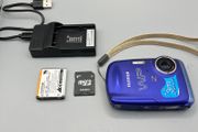 Fujifilm FinePix Z33 WP 10.0MP Underwater Camera Tested + Purple - Full Kit