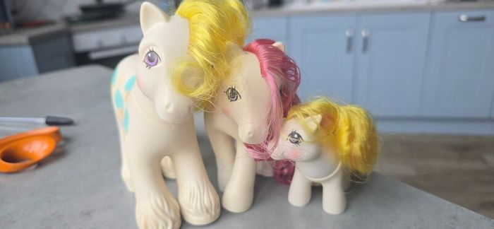 Apple Delight Family Loving Families  Daddy Mammy Sister Daughter HK Hong Kong Version MLP G1 My Little Pony