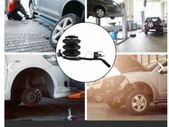 Pneumatic Triple Air Bag Car Jack Trolley 3 Ton 6600 Lbs Cap 400 Mm Lift Height