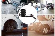 Pneumatic Triple Air Bag Car Jack Trolley 3 Ton 6600 Lbs Cap 400 Mm Lift Height
