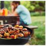 Portable Kettle BBQ Picnic Grill with Lid Image 3