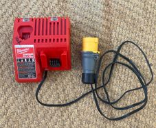 Milwaukee 110-120v battery charger for transformer