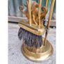 4 piece Brass Fireside Companion Set KAS536 Image 4