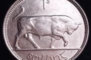 #867 - Ireland - 1940 - Shilling - Scratches - Silver - KM.14