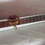 9ct gold ring with amethyst stone Image 7