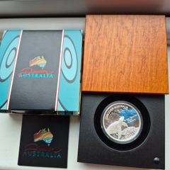Discover Australia 2006 GREAT BARRIER REEF Sea Turtle 1 Oz Pure Silver
