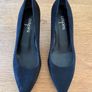 Black Suede Crispins Womens Medium heel shoes Size 9 (43) Image 8