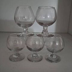5 Miniature Balloon Shot Glasses